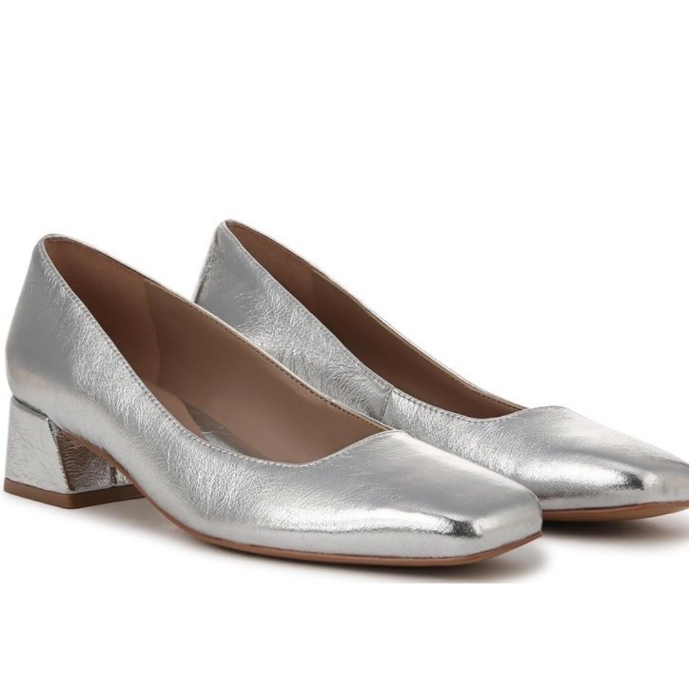 (B27/7)Naturalizer Jayla Pumps Shoes Silver Size 8.5 M